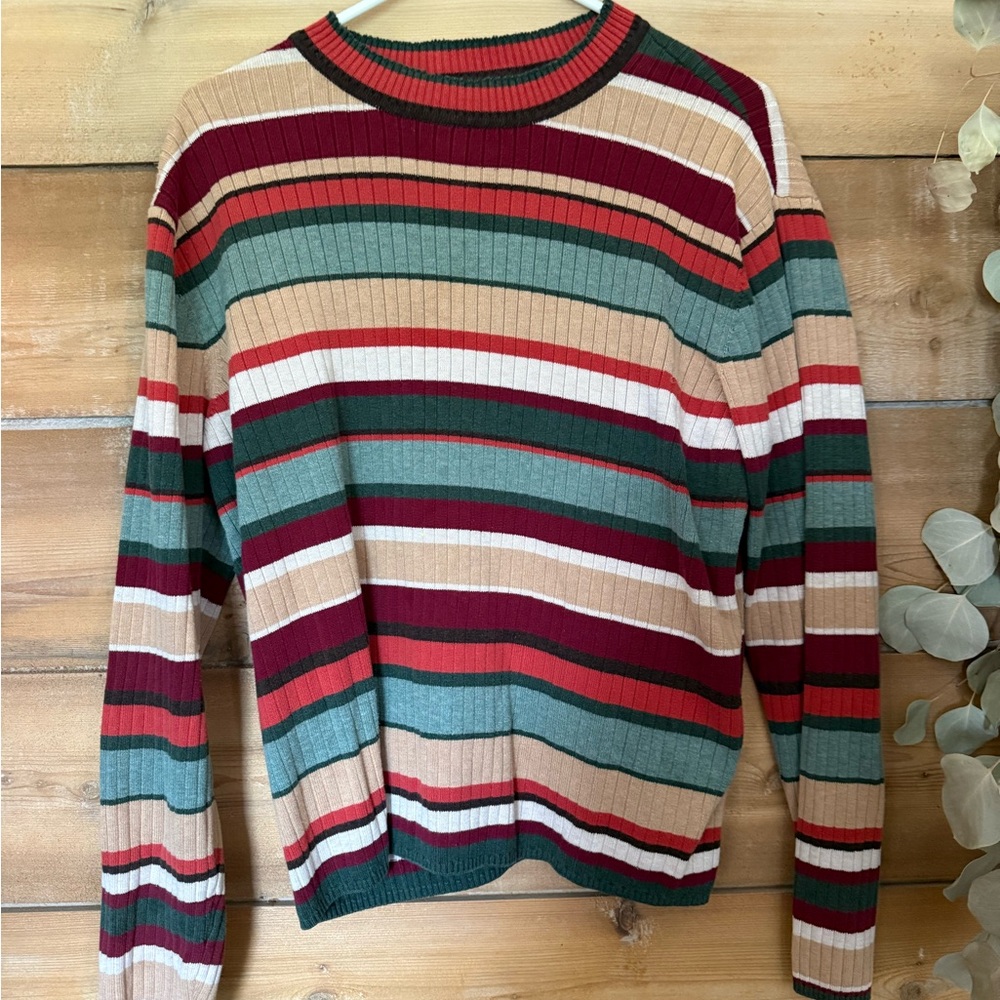 Striped Multicolor Sweater - Picture 2 of 2